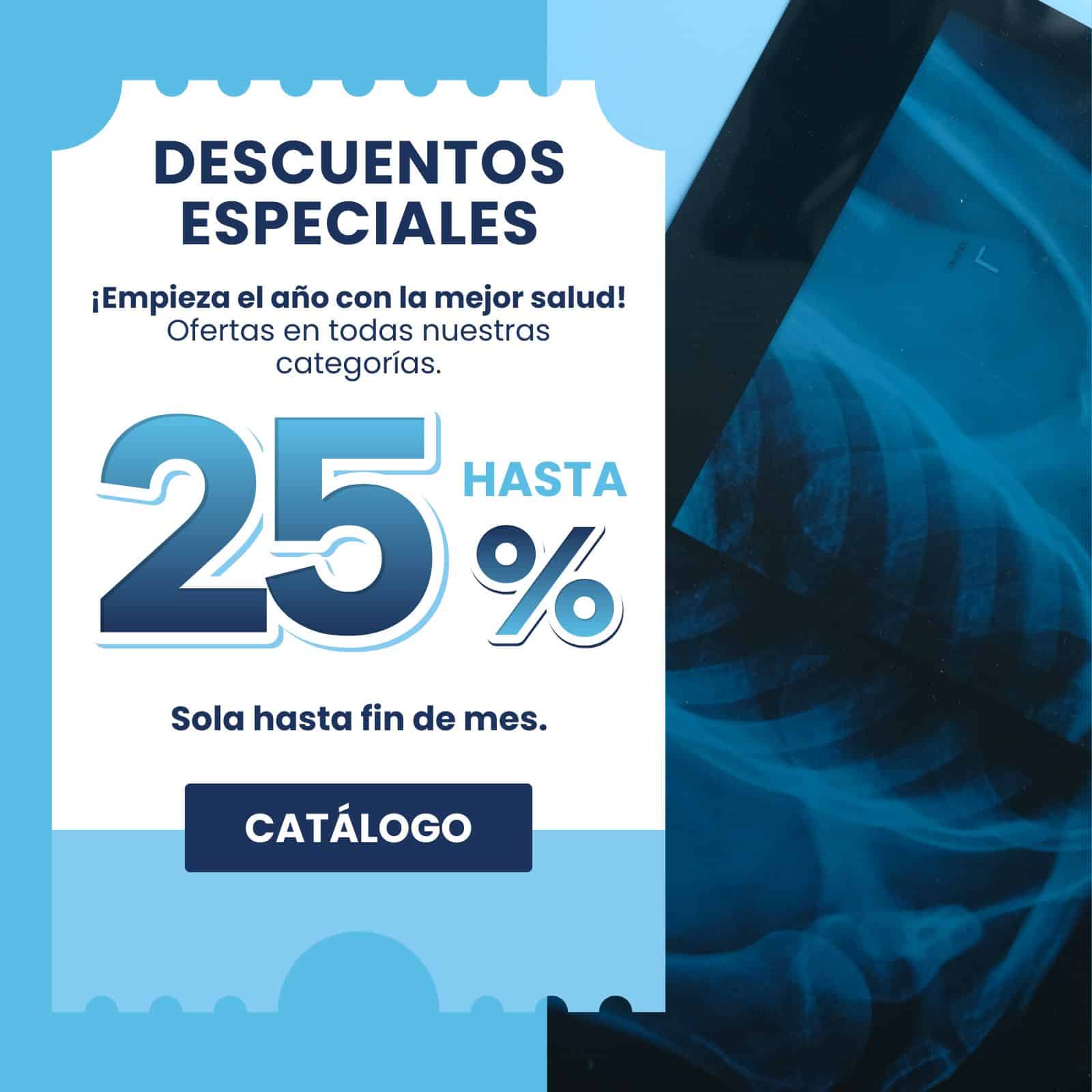 Descuento en todas nuestras pruebas.