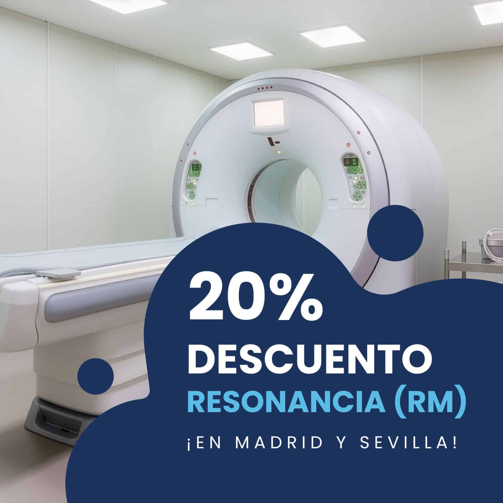 Descuento de resonancia magnética, en Madrid y Sevilla.