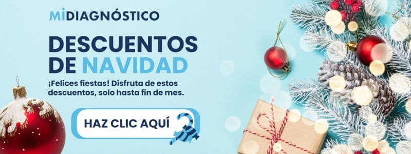 Descuento en todas nuestras pruebas, por Navidad.