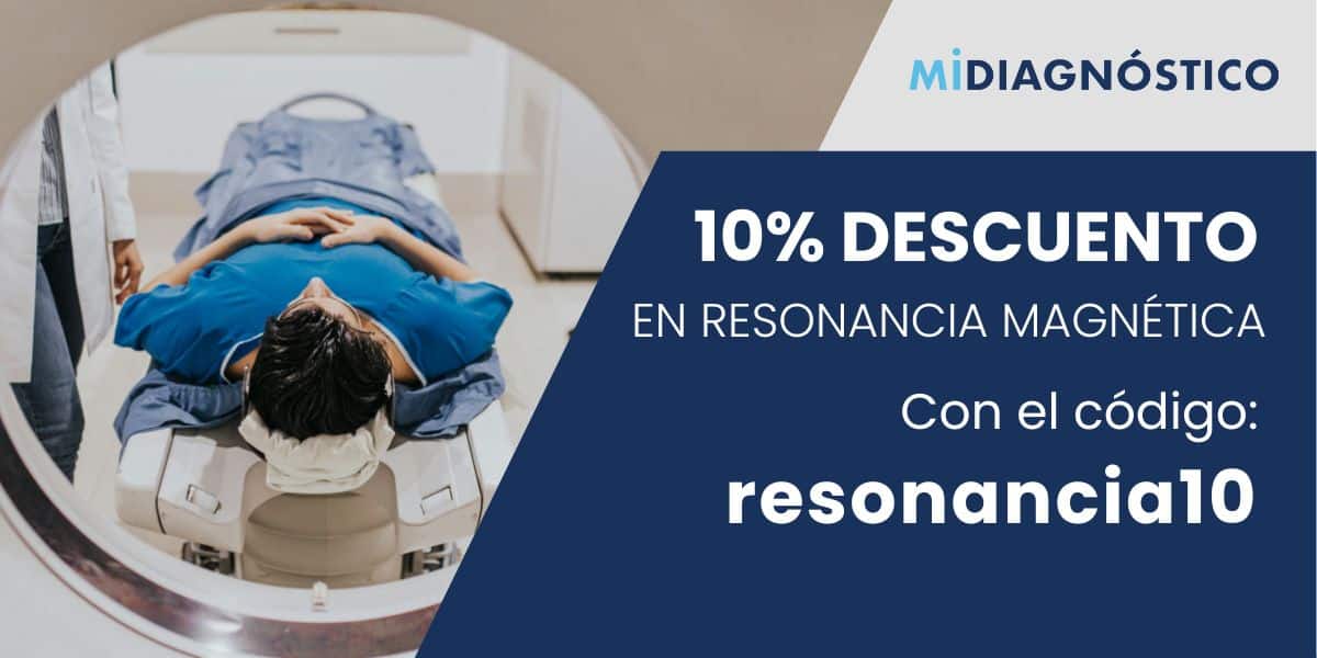 10% de descuento en RM, en MIDIAGNOSTICO, solo hasta fin de diciembre de 2025.
