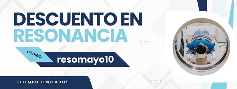 Descuento en resonancia magnética, durante mayo.