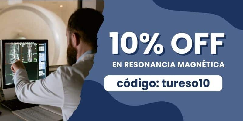 Descuento en resonancia magnética.